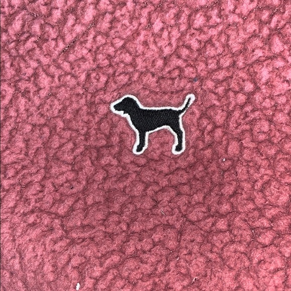 🍂VS Pink Sherpa Quarter ZIP Pullover - Picture 4 of 5